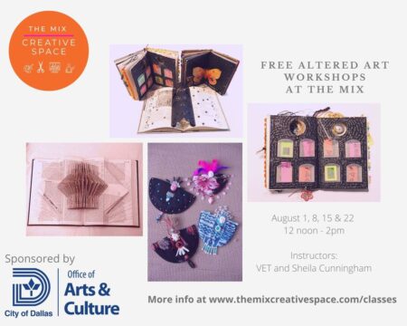 Free Altered Art Workshops at The Mix