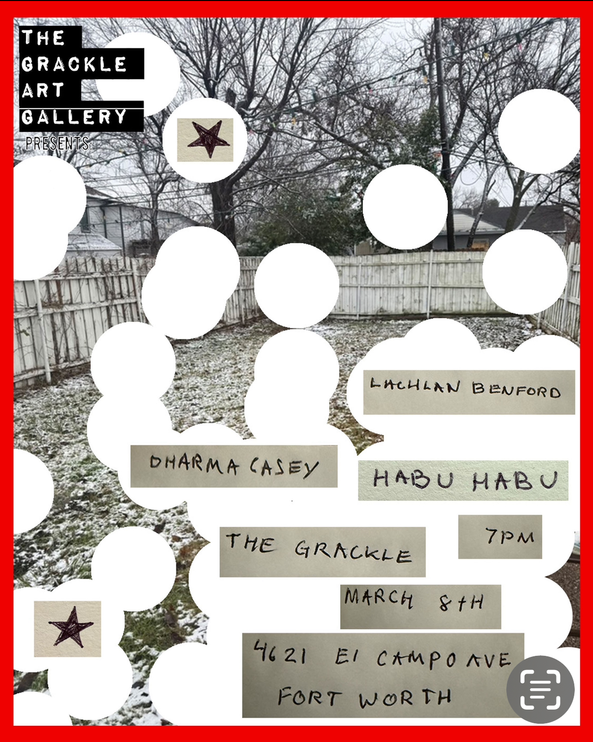 “We Have 25 Pairs of Scissors” Art by Lachlan Benford and Dharma Casey