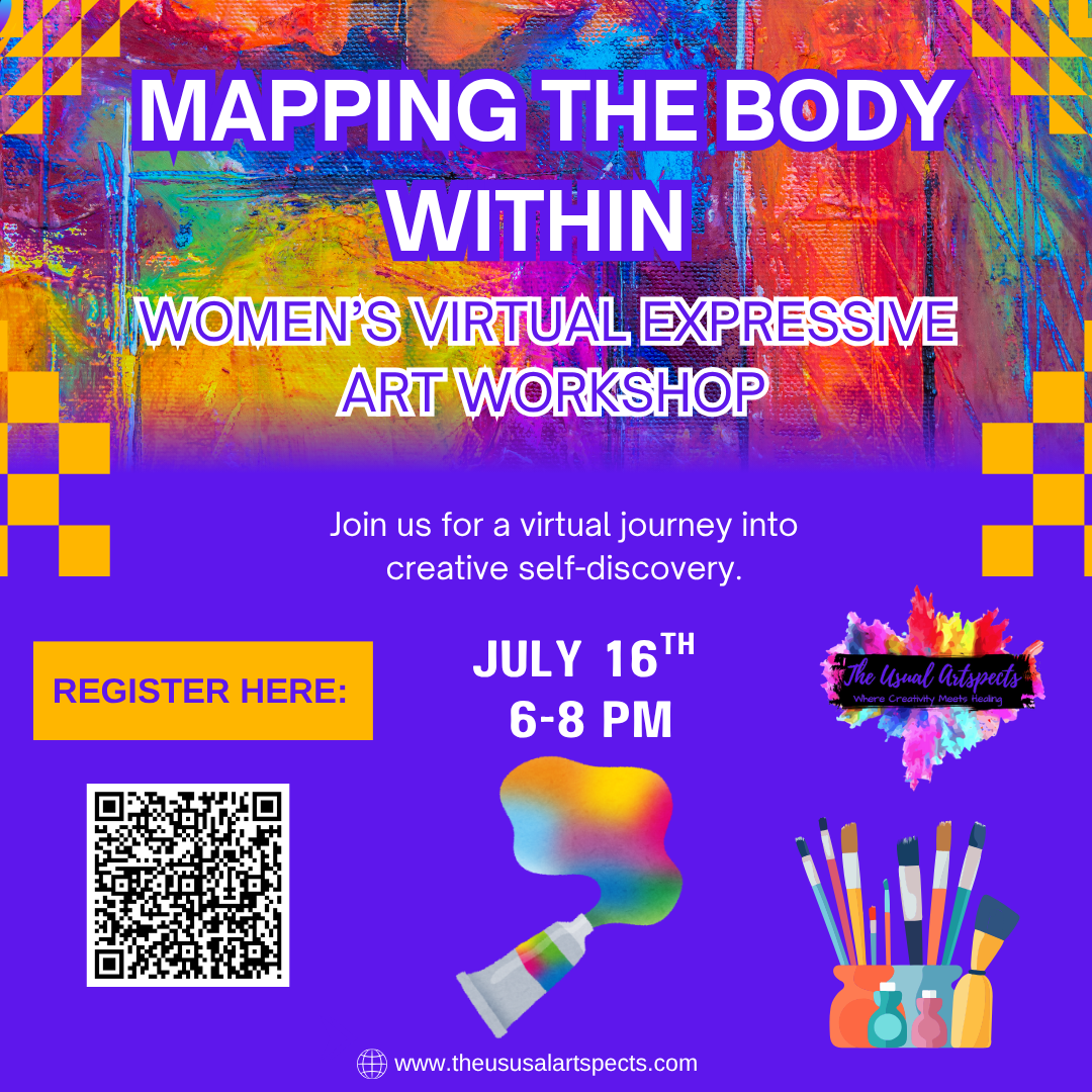 Mapping The Body Within : Women’s Virtual Expressive Art Workshop