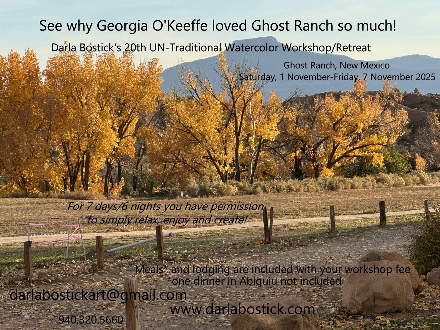 watercolor workshop provided by Denton artist