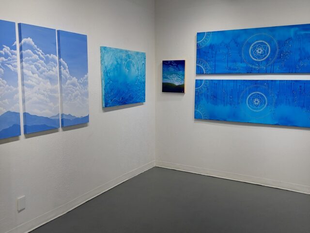 Exhibit: “Skies of Blue”, with Goldmark artist Blair Duran