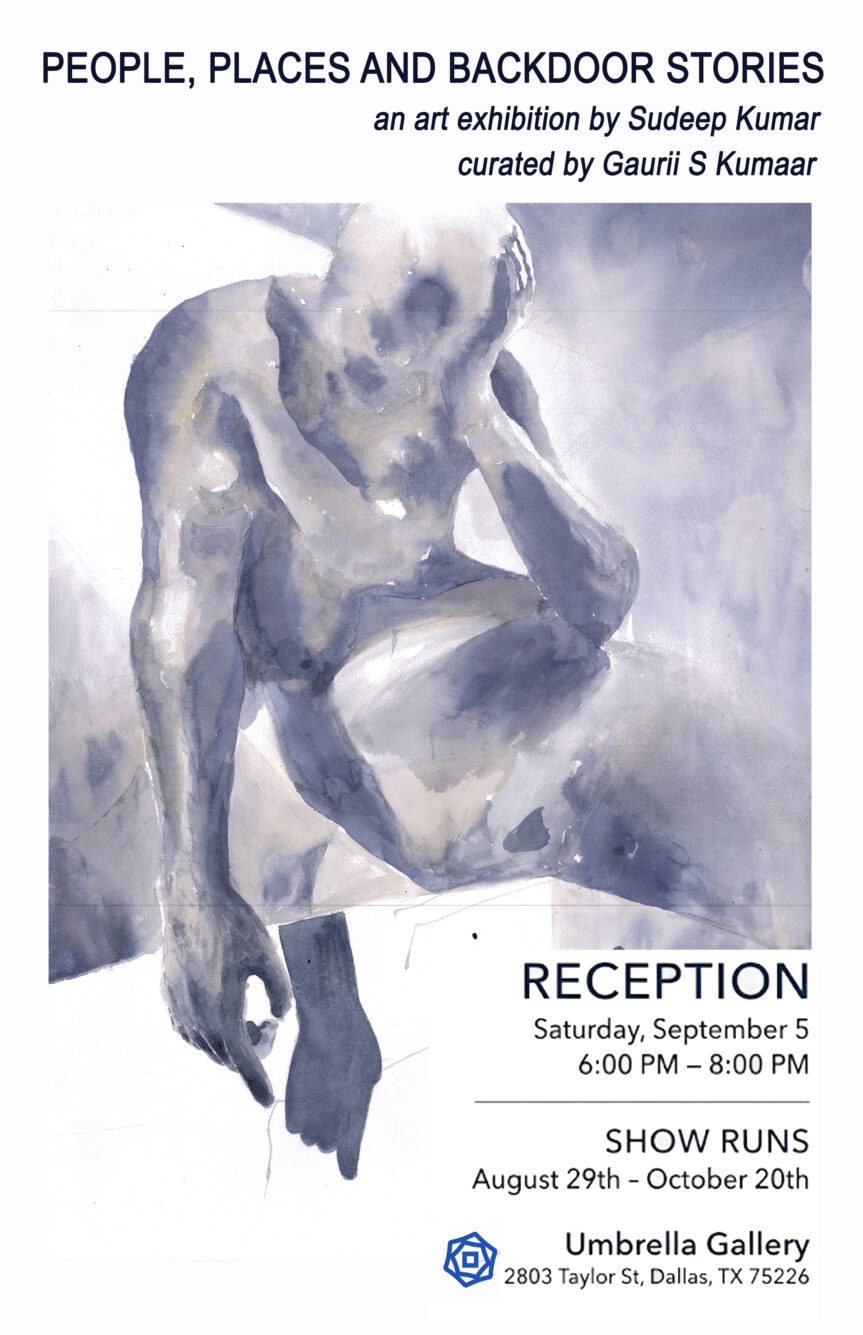 Solo Art Exhibition – People, Places, and Backdoor Stories