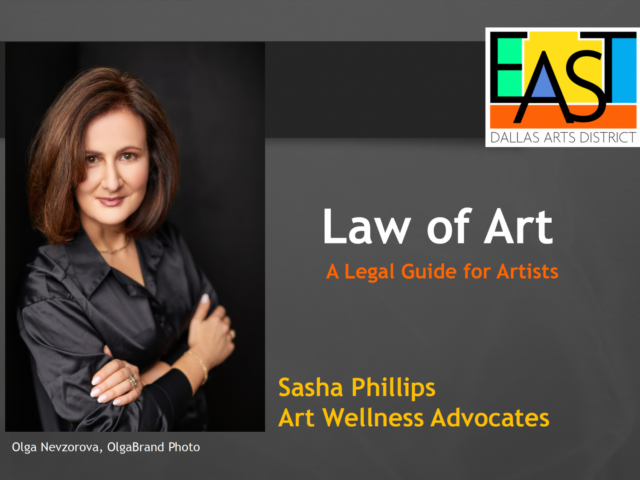 Law of Art with Sasha Phillips, Counsel in Dentons Cohen & Grigsby’s Corporate Practice Group.